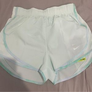 Nike Mint Green Dri-Fit Running Shorts